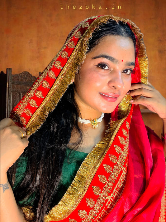 MAHARANI SAREE in Red