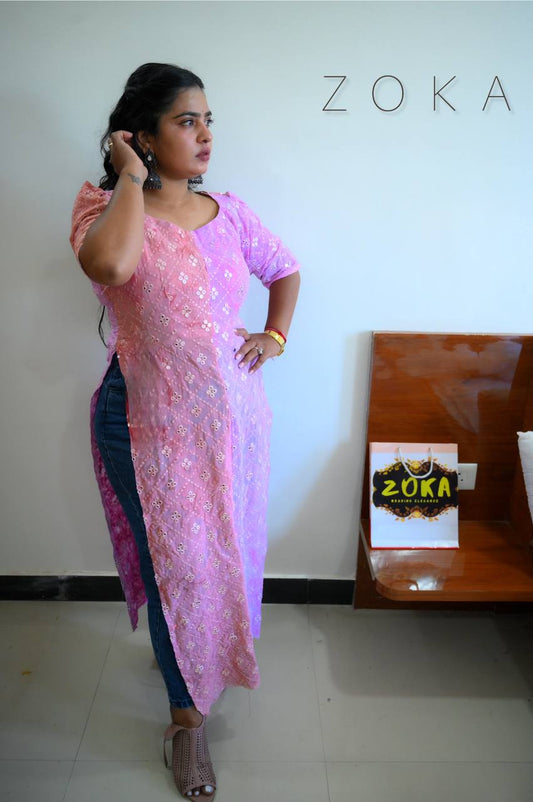 NITTYA CHIFFON KURTI